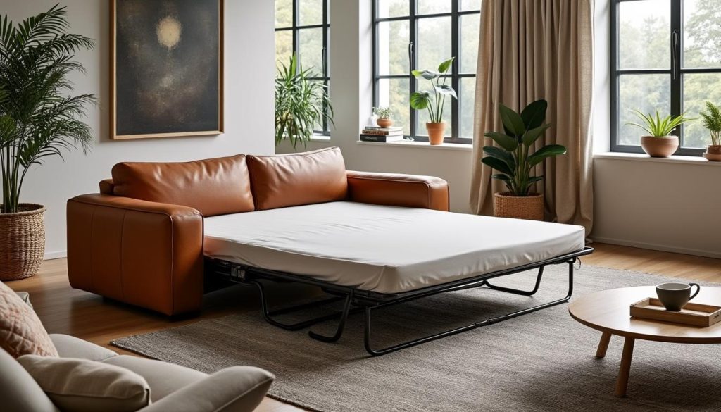 découvrez comment choisir le meilleur canapé convertible en cuir center occasion parmi une sélection de causeuses confortables et élégantes, adaptées à tous vos besoins.