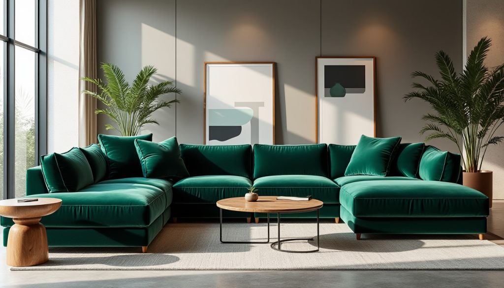 Attention bon plan : Ce somptueux canapé d’angle en velours à moins de 600 € seulement sur Cdiscount ! découvrez ce somptueux canapé d’angle en velours à moins de 600 € sur cdiscount. profitez d'une offre exceptionnelle pour allier confort et élégance à petit prix !
