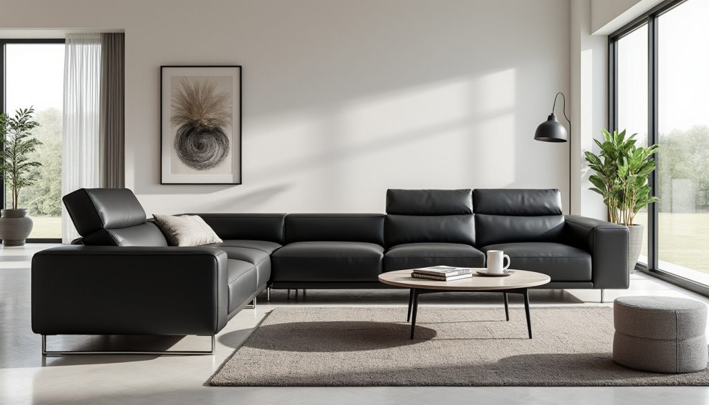 Canapé convertible cuir noir : comment choisir la meilleure option pour votre salon découvrez nos conseils pour choisir le canapé convertible cuir noir idéal, alliant élégance et praticité, et transformez votre salon en un espace confortable et design.