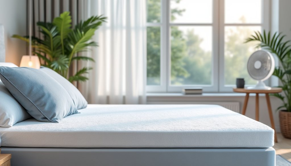 Le surmatelas Emma revient en force à -50 % : dites adieu à la chaleur corporelle pendant la nuit ! profitez du surmatelas emma à -50 % et dormez au frais toute la nuit grâce à sa technologie anti-chaleur. confort optimal garanti pour un sommeil réparateur.