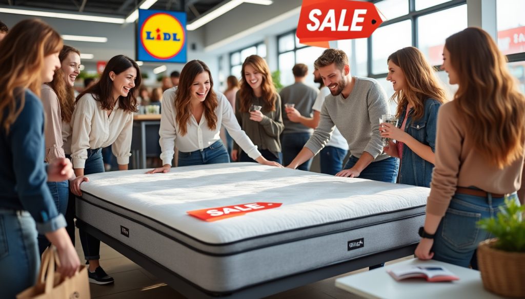 profitez de l'offre exceptionnelle de lidl avec jusqu'à -63 % sur le matelas emma, plébiscité par 9 utilisateurs sur 10 pour son confort et sa qualité.