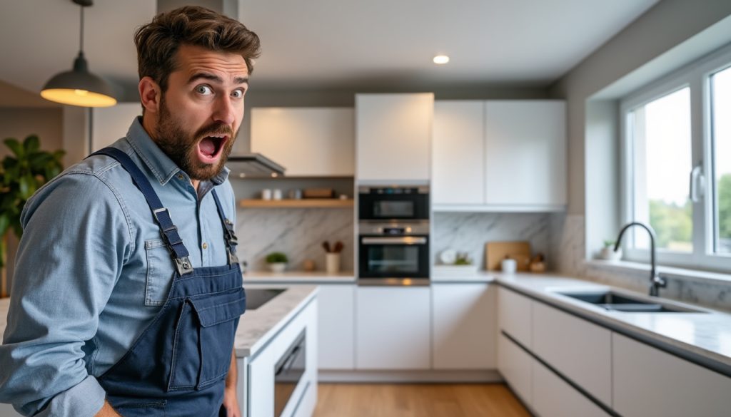 Ma cuisine complète pour moins de 5 000 euros : la réaction incroyable du poseur en découvrant les finitions découvrez comment réaliser une cuisine complète pour moins de 5 000 euros avec des finitions étonnantes qui ont surpris le poseur. astuces, conseils et détails impressionnants au rendez-vous !