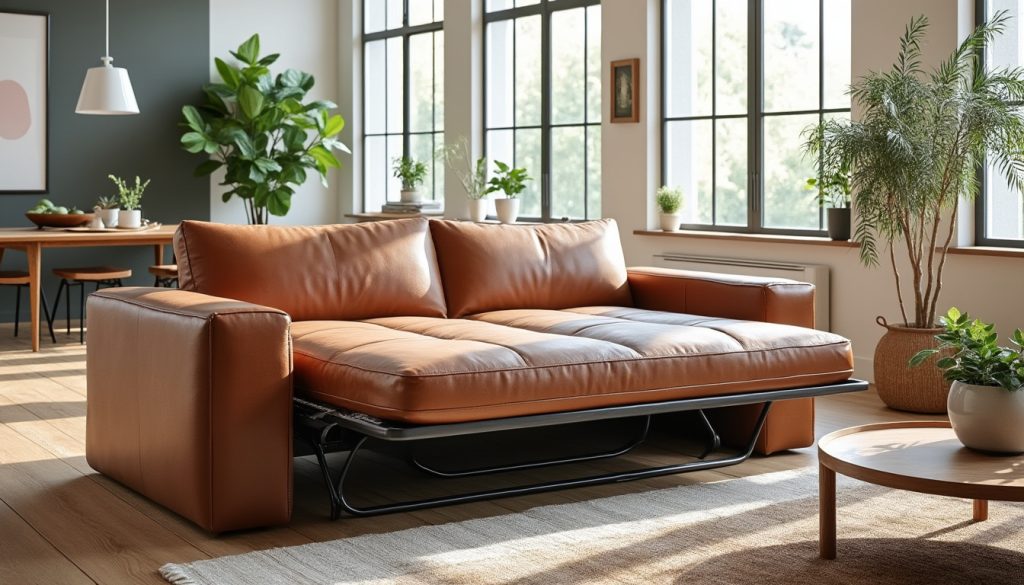 découvrez les avantages d'opter pour un canapé convertible en cuir alinéa d'occasion en 2026 : qualité, style, et économie durable pour votre intérieur.