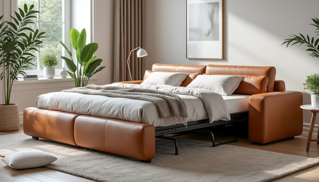 Quel canapé convertible cuir avec couchage 140 choisir pour un maximum de confort ? découvrez comment choisir le canapé convertible en cuir avec couchage 140 cm idéal pour un confort optimal et un design élégant dans votre salon.